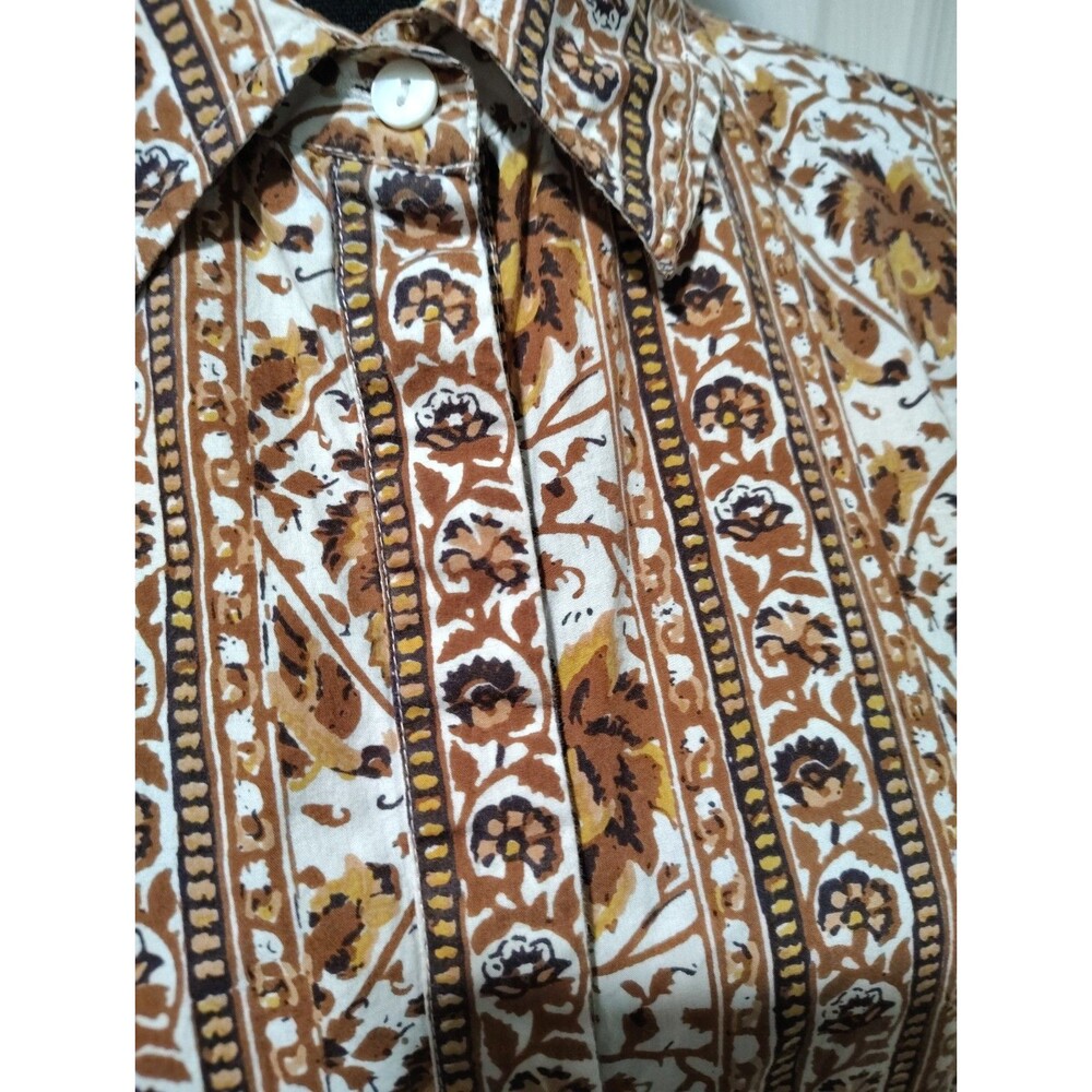 Livro Rosie Shirtdress Cotton Dress Size Large Maxi Woman - Picture 10 of 16